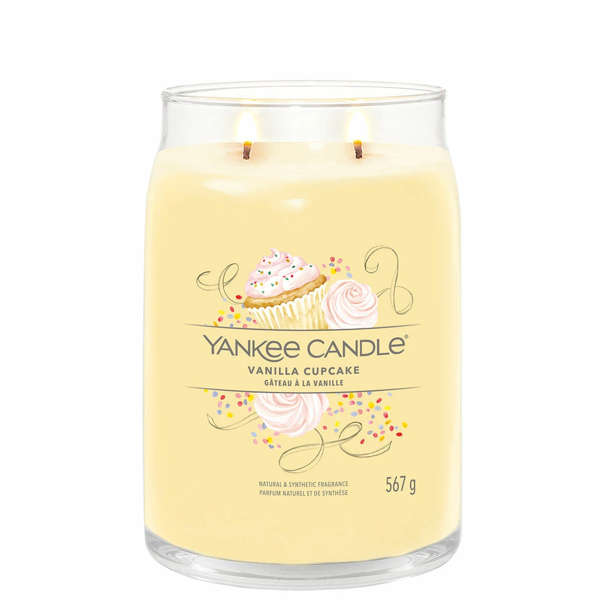 Yankee Candle Vanilla Cupcake Signature Large Jar Candle 4 Yankee Candle Vanilla Cupcake Signature Large Jar Candle - Image 2