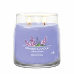 Yankee Candle Lilac Blossoms Signature Medium Jar Candle -Home Furnishings Store 1629997e lilac blossoms signature medium jar candle 2