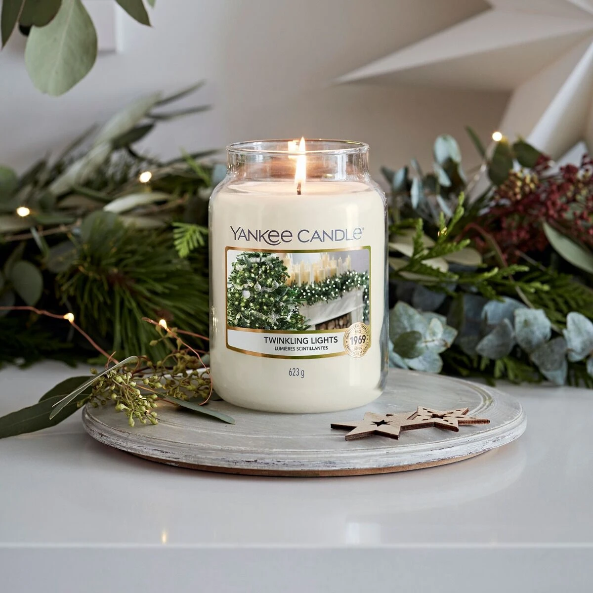 Yankee Candle Twinkling Lights Large Jar Candle 4 Yankee Candle Twinkling Lights Large Jar Candle - Image 2