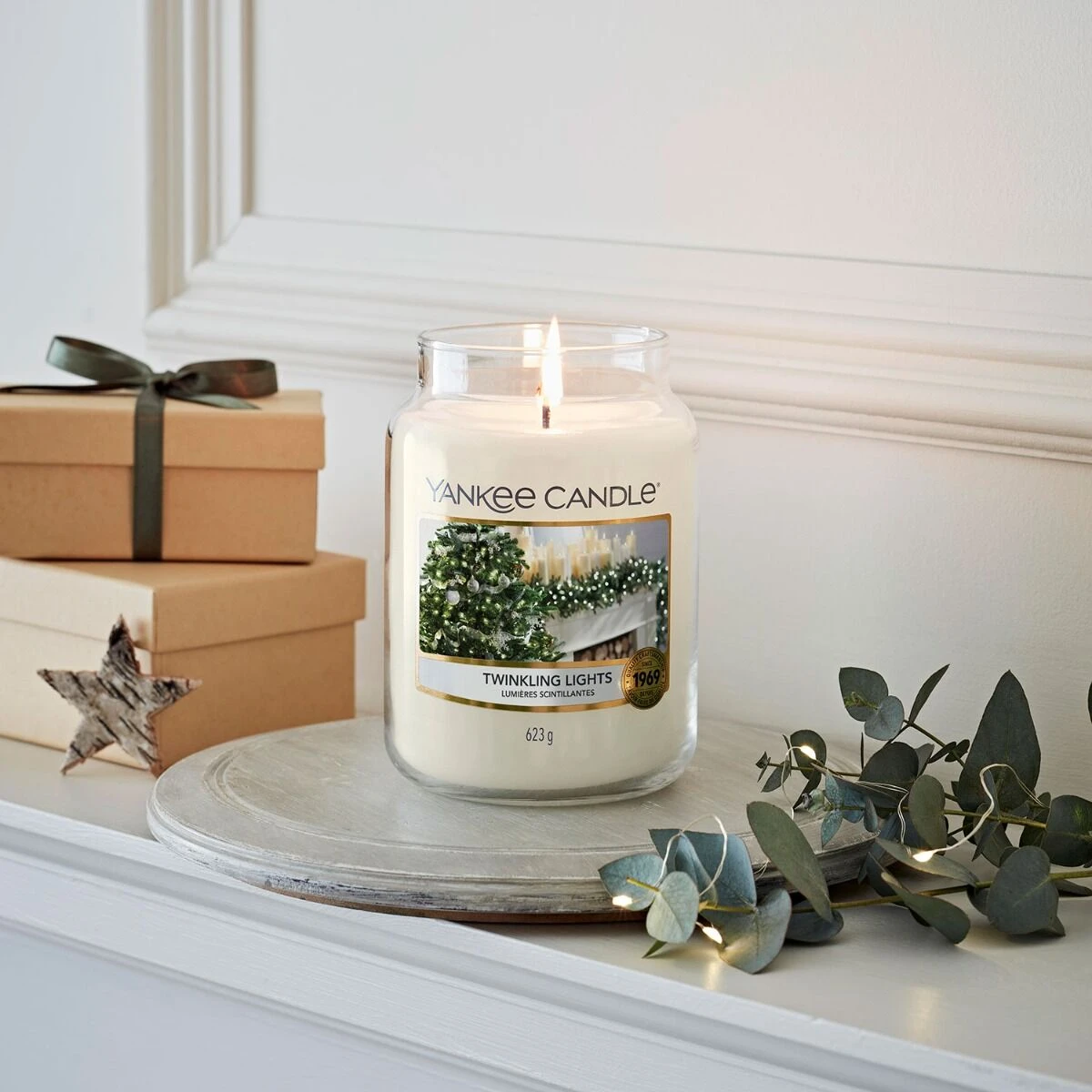 Yankee Candle Twinkling Lights Large Jar Candle 5 Yankee Candle Twinkling Lights Large Jar Candle - Image 3