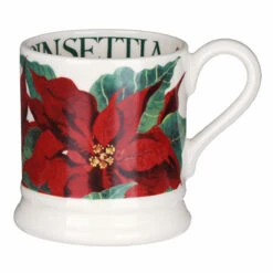 Emma Bridgewater Poinsettia Half Pint Mug