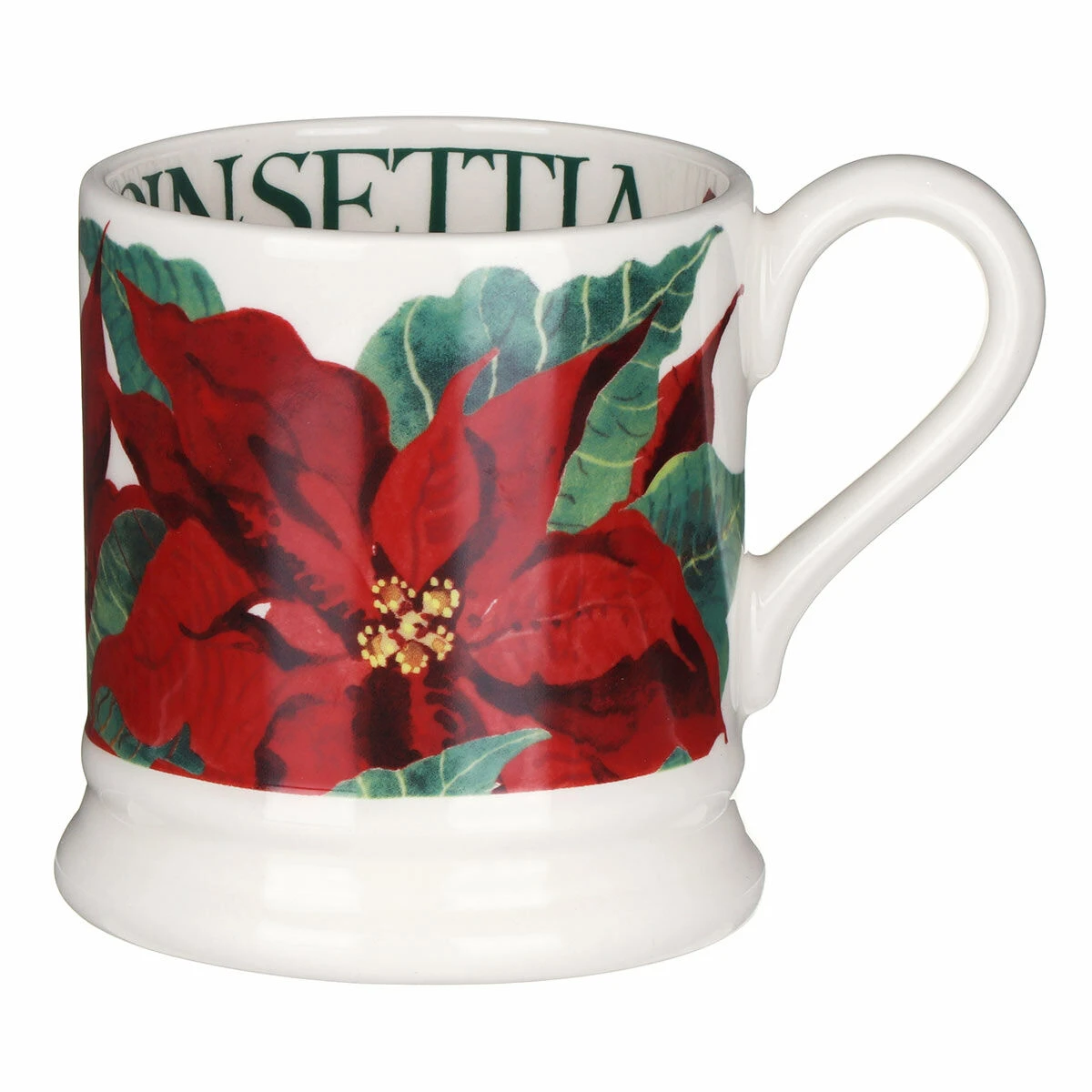 Emma Bridgewater Poinsettia Half Pint Mug 3 Emma Bridgewater Poinsettia Half Pint Mug