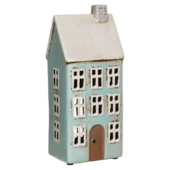Shudehill Village Pottery Tall Light Blue House Tealight Holder 8 Shudehill Village Pottery Tall Light Blue House Tealight Holder -Home Furnishings Store 200610 shudehill village pottery tall light blue house tealight holder 1