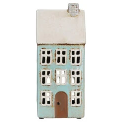 Shudehill Village Pottery Tall Light Blue House Tealight Holder 9 Shudehill Village Pottery Tall Light Blue House Tealight Holder -Home Furnishings Store 200610 shudehill village pottery tall light blue house tealight holder 2