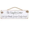 Austin Sloan ‘The Naughty Corner’ Natural Wooden Sign -Home Furnishings Store 30tnclgdgw austin sloan naughty corner hanging sign 1
