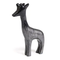 Tilnar Art Aluminark Brushed Black Large Giraffe -Home Furnishings Store 34787 bb tilnar art aluminark brushed black large giraffe 1