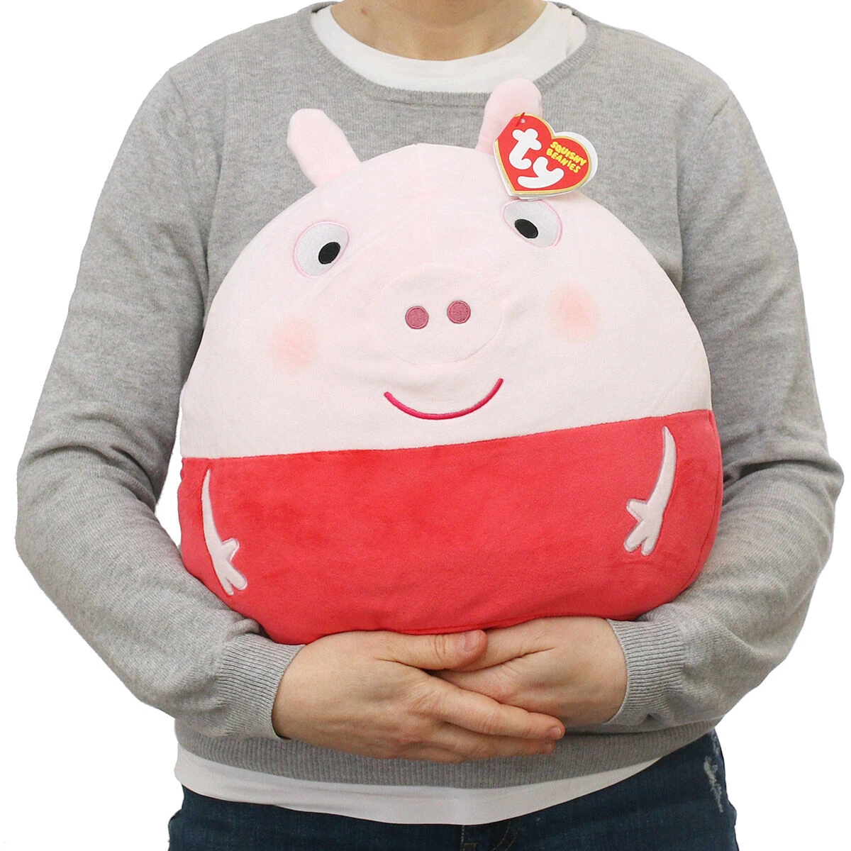 Ty Peppa Pig 14” Squishaboo 4 Ty Peppa Pig 14” Squishaboo - Image 2