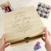 Personalised ‘True Love Story’ Wooden Keepsake Box -Home Furnishings Store 4004412