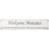 Austin Sloan ‘Hakuna Matata’ Long White Wooden Sign 2 Austin Sloan ‘Hakuna Matata’ Long White Wooden Sign -Home Furnishings Store 45hkmnw austin sloan hakuna matata long white wooden sign 1