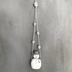 East Of India Wooden Snowman Christmas Mobile -Home Furnishings Store 579 east of india wooden snowman christmas mobile 1