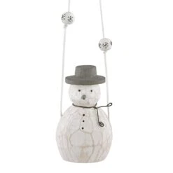 East Of India Wooden Snowman Christmas Mobile -Home Furnishings Store 579 east of india wooden snowman christmas mobile 2