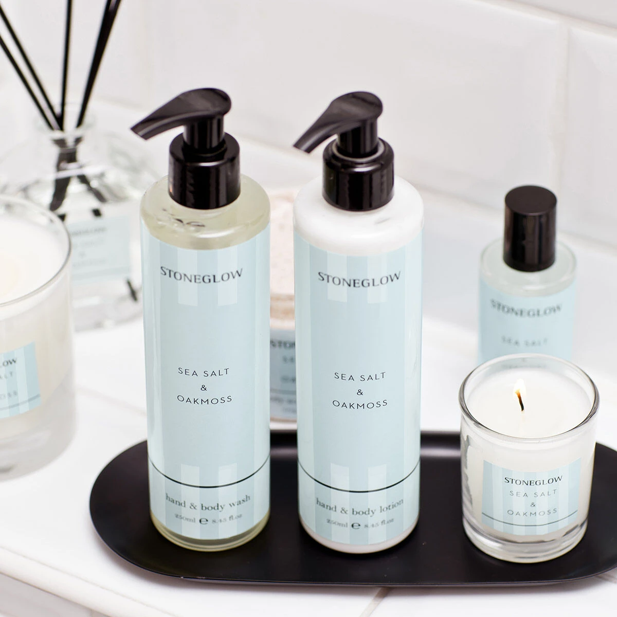 Stoneglow Modern Classics Sea Salt & Oakmoss Hand & Body Lotion 250ml 6 Stoneglow Modern Classics Sea Salt & Oakmoss Hand & Body Lotion 250ml - Image 4