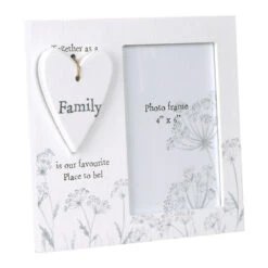 Langs ‘Together As A Family’ Heart Charm 4x6 Photo Frame -Home Furnishings Store 8ss143 langs together as a family heart charm 6x4 photo frame 2