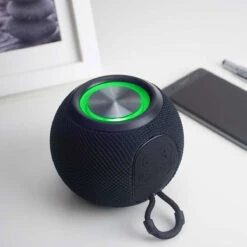 The Source Red5 Wireless Black Colour-Changing Orb Speaker -Home Furnishings Store 93440 the source red5 wireless black colour changing orb speaker 4