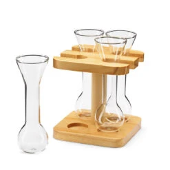 The Source Mini Yards Of Ale Glasses With Stand -Home Furnishings Store 93485 the source mini yards of ale glasses with stand 3