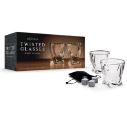 The Source Set Of 2 Twisted Glasses -Home Furnishings Store 93491 the source set of 2 twisted glasses 5