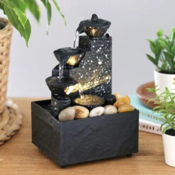 The Source Tabletop Cascading Water Fountain