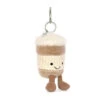 Jellycat Amuseable Coffee-To-Go Bag Charm -Home Furnishings Store acof4bc jellycat amuseable coffee to go bag charm