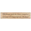 Austin Sloan ‘Love, Laughter, Sarcasm & Inappropriate Humour’ Long Natural Wooden Sign -Home Furnishings Store austin sloan 45thserllsinahumn love laughter sarcasm long sign 1 1