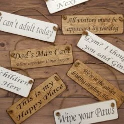 Austin Sloan ‘Approved By The Dog’ Natural Wooden Sign 9 Austin Sloan ‘Approved By The Dog’ Natural Wooden Sign -Home Furnishings Store austin sloan wooden signs group image