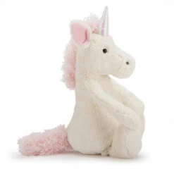 Jellycat Medium Bashful Unicorn -Home Furnishings Store bashful unicorn side bas3uus 1