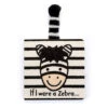 Jellycat If I Were A Zebra Board Book -Home Furnishings Store bb444zeb jellycat if i were a zebra board book 1
