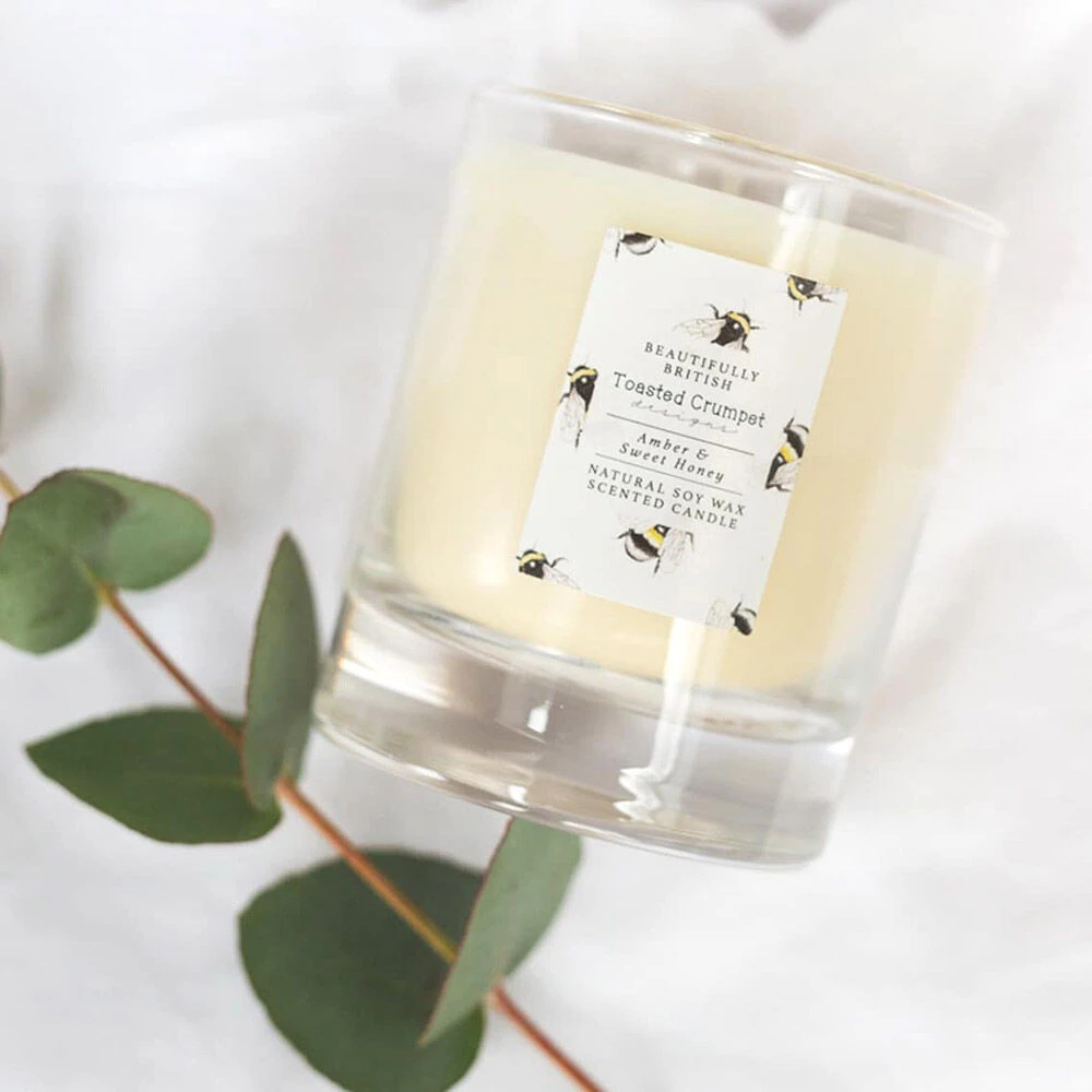 Toasted Crumpet ‘Amber And Sweet Honey’ Glass Jar Candle 6 Toasted Crumpet ‘Amber And Sweet Honey’ Glass Jar Candle - Image 4