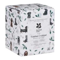 Toasted Crumpet ‘Lavender & Verbena’ Glass Jar Candle -Home Furnishings Store bc46nt toasted crumpet lavender verbena glass jar candle 3 1