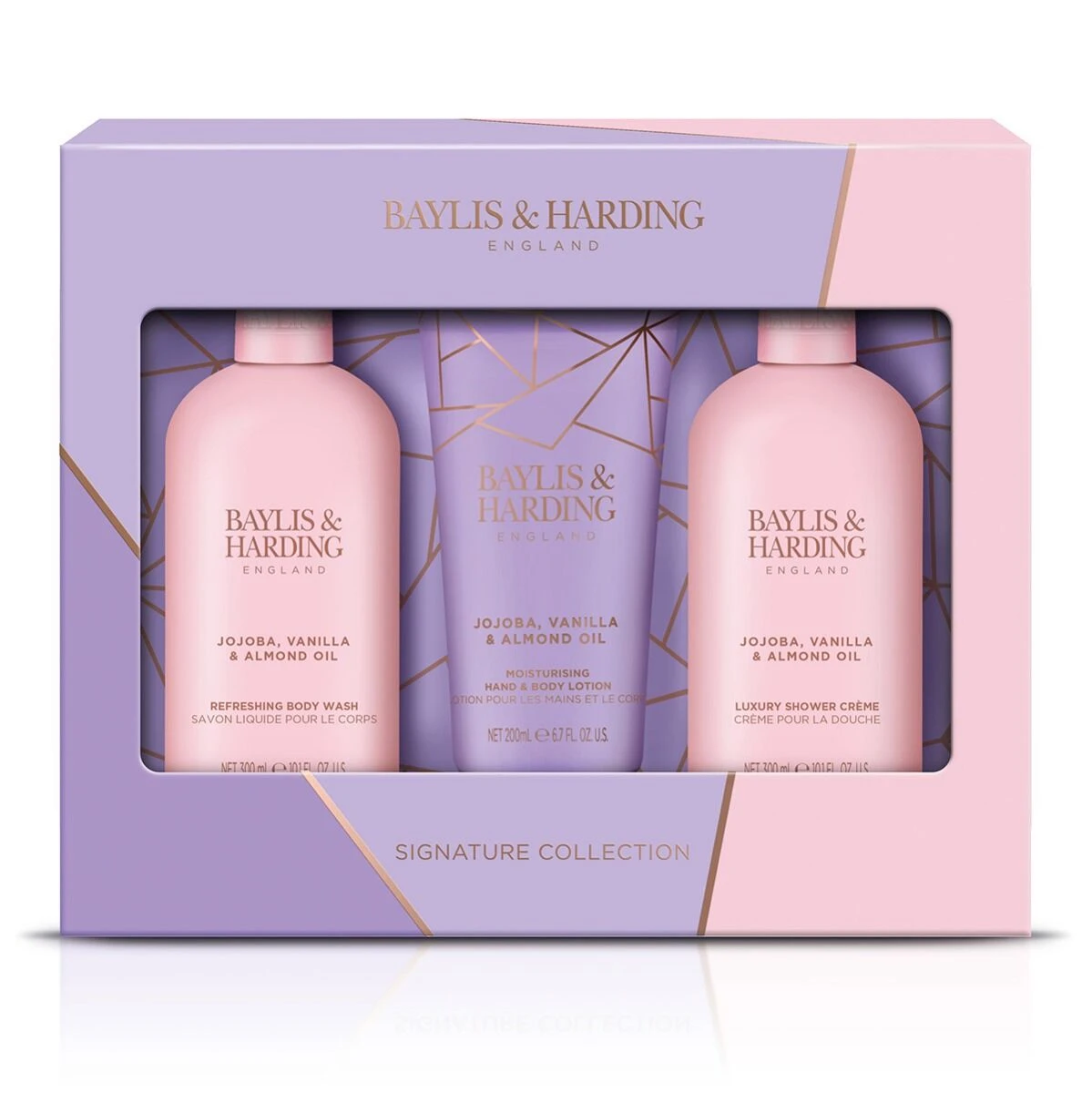 Baylis & Harding Jojoba, Vanilla & Almond Oil 3 Piece Gift Set 3 Baylis & Harding Jojoba, Vanilla & Almond Oil 3 Piece Gift Set