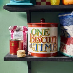 Emma Bridgewater Brighter World Biscuit Barrel -Home Furnishings Store bri2965 emma bridgewater brighter world biscuit barrel ls