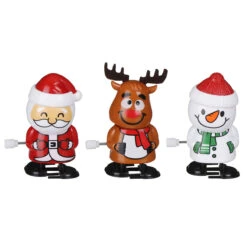 Wind-Up Christmas North Pole Racers 3-Pack -Home Furnishings Store container group gb06720 christmas north pole racers 2