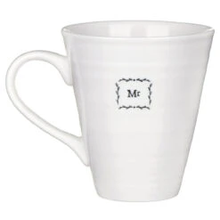 East Of India Mr & Mrs Boxed Mug Set -Home Furnishings Store east of india 4153 mr and mrs boxed mug set 2 1