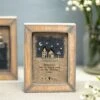 East Of India ‘Darkest Times’ Embroidered Box Frame