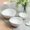 East Of India ‘Stars, Dashes & Dots’ Set Of 3 Boxed Bowls