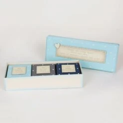 East Of India Baby Triple Box Set Blue