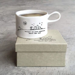 East Of India ‘Distance Can Never Separate’ Handled Candle Holder -Home Furnishings Store east of india eoi 5736 distance can never separate handled tealight holder 3