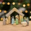 East Of India Nativity Set In A Box -Home Furnishings Store east of india nativity set eoi 1541 lifestyle 1