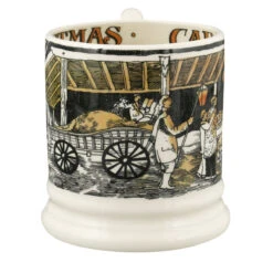 Emma Bridgewater The Night Sky Christmas Carolling Half Pint Mug -Home Furnishings Store emma bridgewater 1ccl010002 night sky christmas carolling half pint mug 16