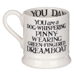 Emma Bridgewater Black Toast King Of Cool & Queen Of Rock Set Of Two Half Pint Mugs 12 Emma Bridgewater Black Toast King Of Cool & Queen Of Rock Set Of Two Half Pint Mugs -Home Furnishings Store emma bridgewater 1kiq010013 king of cool queen of rock mugs 2