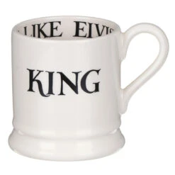 Emma Bridgewater Black Toast King Of Cool & Queen Of Rock Set Of Two Half Pint Mugs 11 Emma Bridgewater Black Toast King Of Cool & Queen Of Rock Set Of Two Half Pint Mugs -Home Furnishings Store emma bridgewater 1kiq010013 king of cool queen of rock mugs 3
