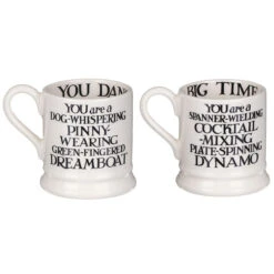Emma Bridgewater Black Toast King Of Cool & Queen Of Rock Set Of Two Half Pint Mugs 16 Emma Bridgewater Black Toast King Of Cool & Queen Of Rock Set Of Two Half Pint Mugs -Home Furnishings Store emma bridgewater 1kiq010013 king of cool queen of rock mugs 6