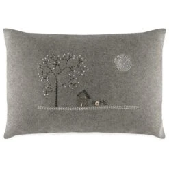 East Of India Home Wool Cushion