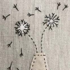 East Of India Embroidered ‘Listen To The Wind’ Frame 9 East Of India Embroidered ‘Listen To The Wind’ Frame -Home Furnishings Store eoi 4543 east of india a6 stitched picture listen to the wind 3