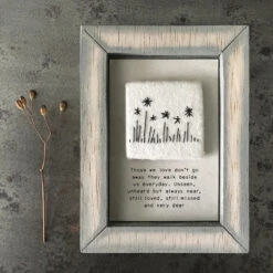 East Of India Embroidered ‘Those We Love’ Square Picture 9 East Of India Embroidered ‘Those We Love’ Square Picture -Home Furnishings Store eoi 5041 east of india embroidered those we love square picture 2