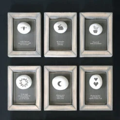 East Of India ‘Hearts & Kisses’ Pebble Picture -Home Furnishings Store eoi 5110 east of india pebble picture hearts and kisses 4