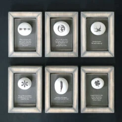 East Of India ‘Shamrock’ Pebble Picture -Home Furnishings Store eoi 5110 east of india pebble picture hearts and kisses 6 1 1