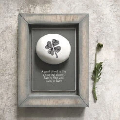 East Of India ‘Shamrock’ Pebble Picture -Home Furnishings Store eoi 5125 east of india pebble picture shamrock 2