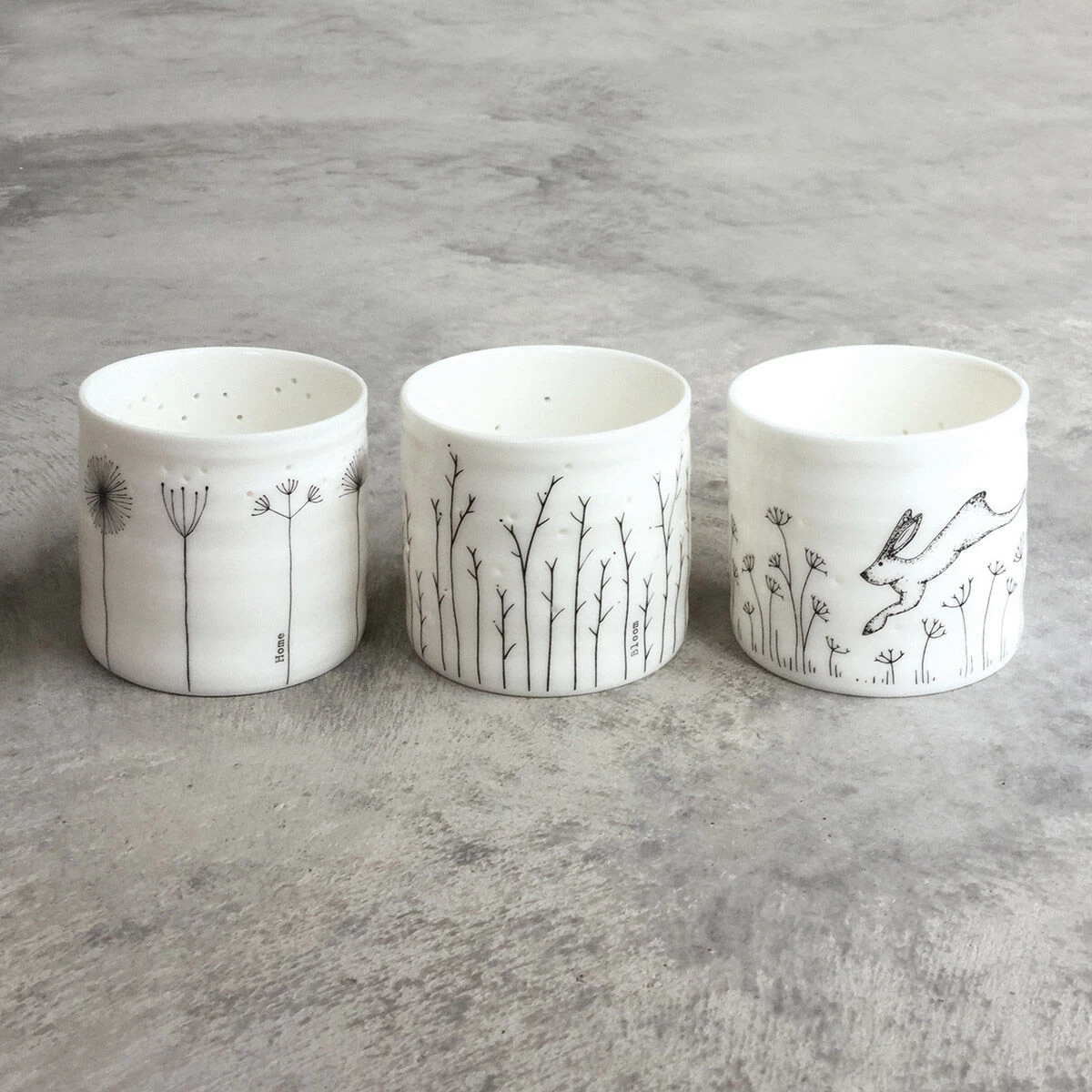 East Of India ‘Sprig’ Tea Light Holder 7 East Of India ‘Sprig’ Tea Light Holder - Image 5