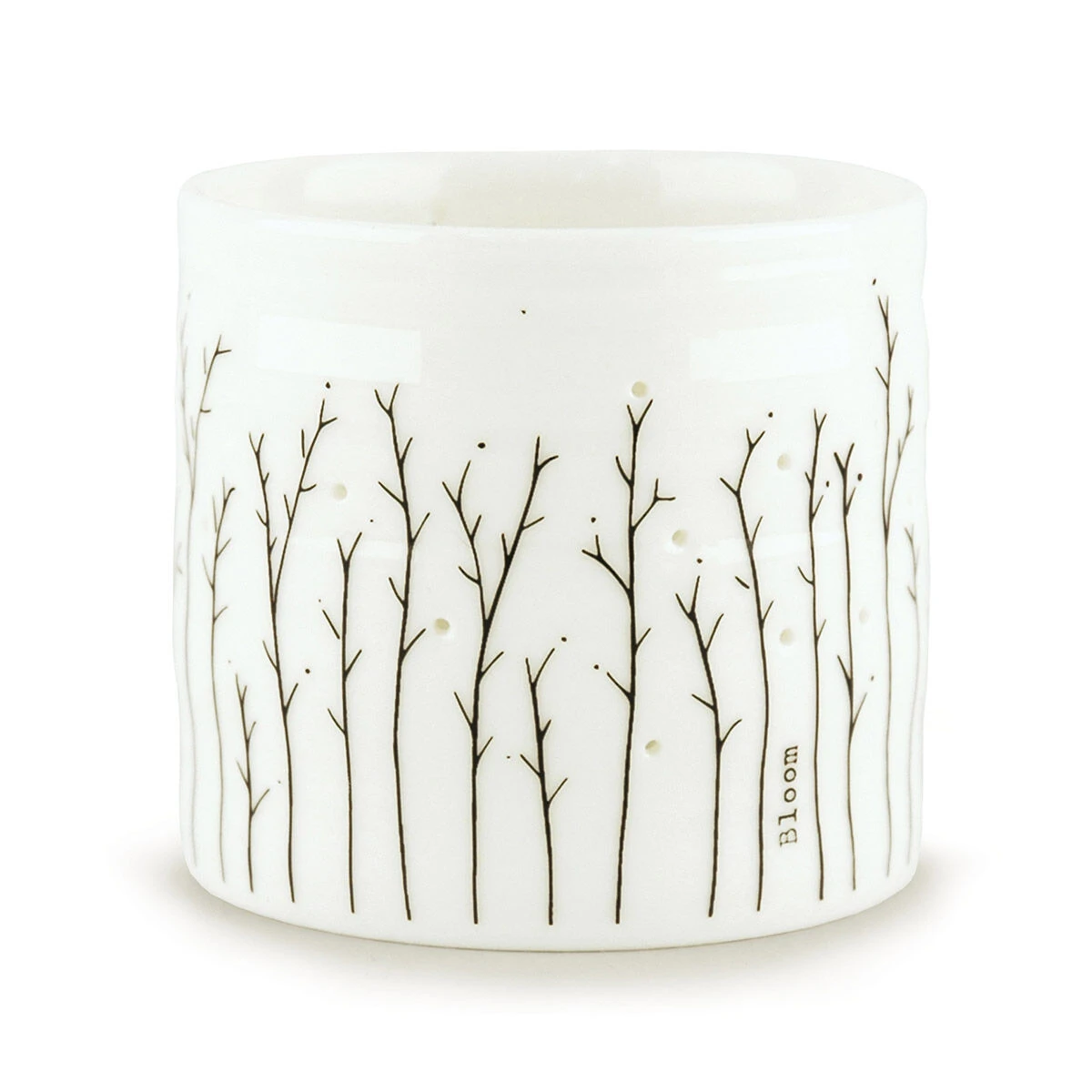 East Of India ‘Sprig’ Tea Light Holder 4 East Of India ‘Sprig’ Tea Light Holder - Image 2