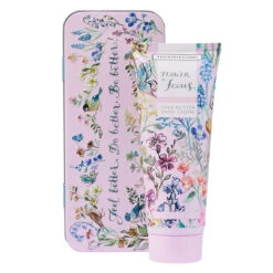 Heathcote & Ivory Flower Of Focus Shea Butter 100ml Hand Cream Tin